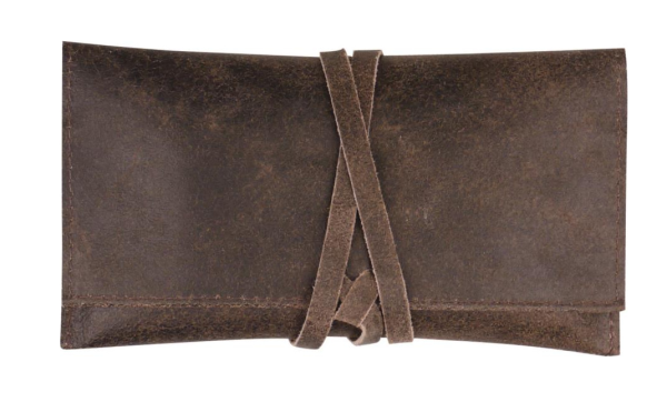 Drehertasche "Leder used look braun"